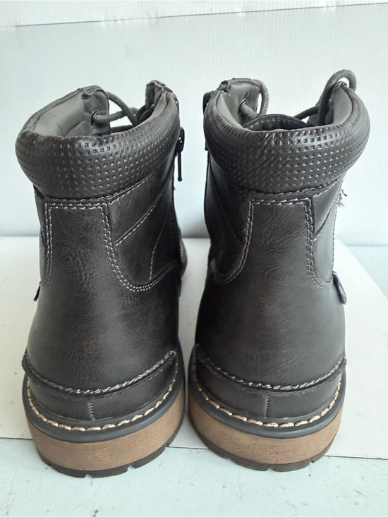 NEW Steve Madden M-Brix Ankle Chukka Boots Side Zip Size 10.5 Medium Gray main image 6